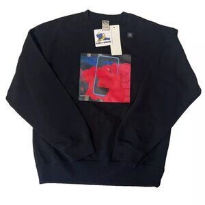 NEW KAWS x Uniqlo Warhol Graphic Sweatshirt Size XS Black UT Collection Japan